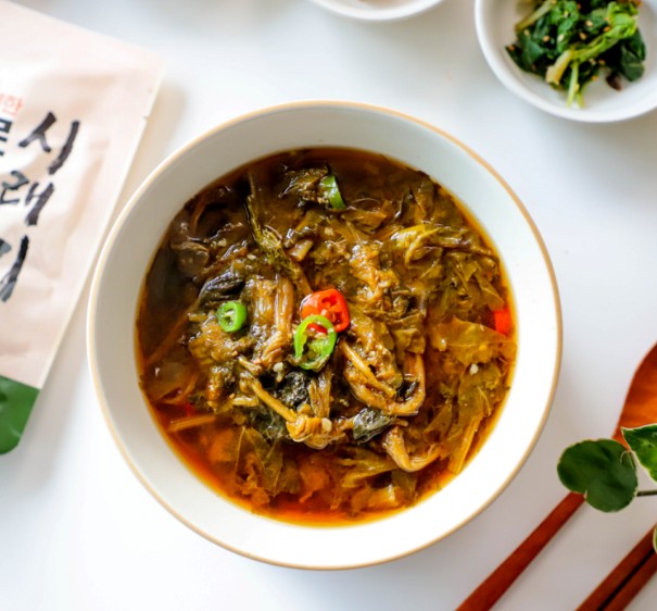 6시내고향 양구 시래기로 끓인 된장국