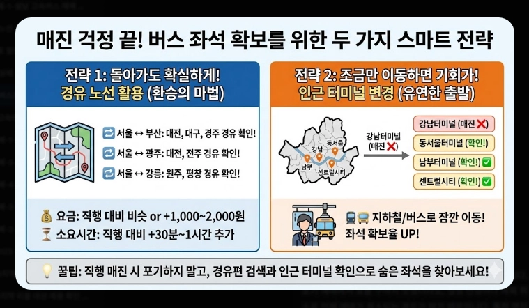 설날 버스표 예매(앱, 오픈 시간)(시간 단축 + 꿀팁)