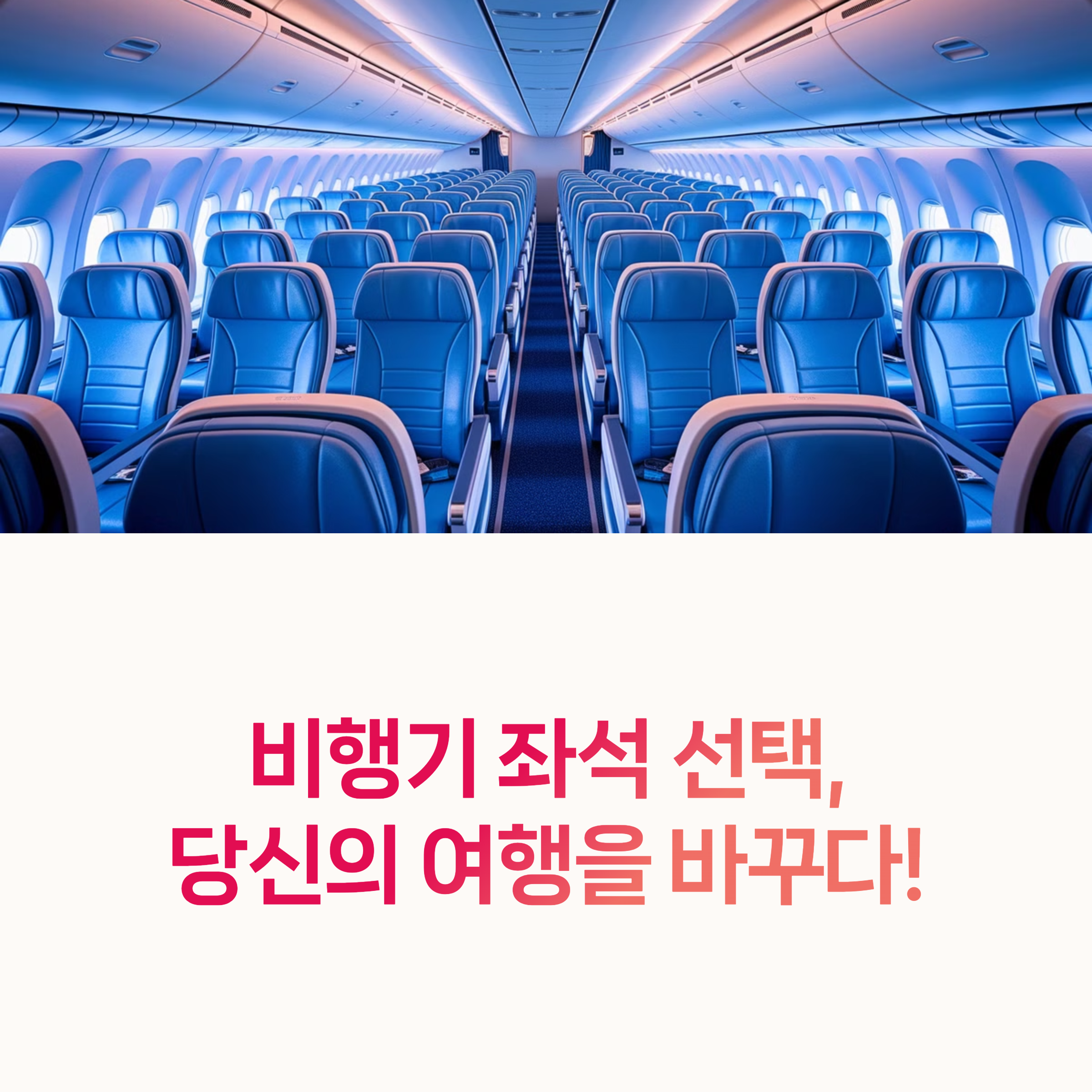 비상구좌석, 창가좌석,