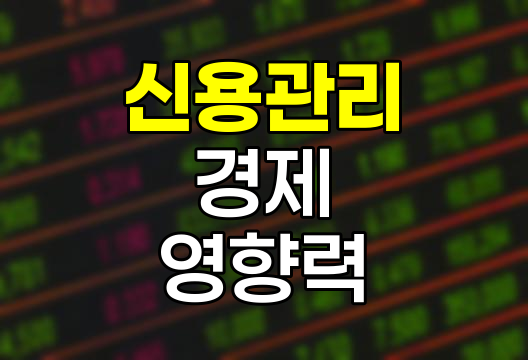 신용관리의 중요성과 경제적 영향력