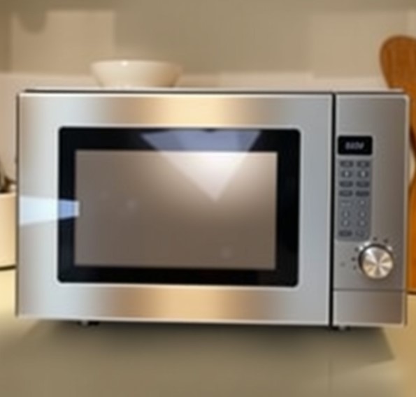 폐기물로 수거 할 예정인 중고 전자레인지