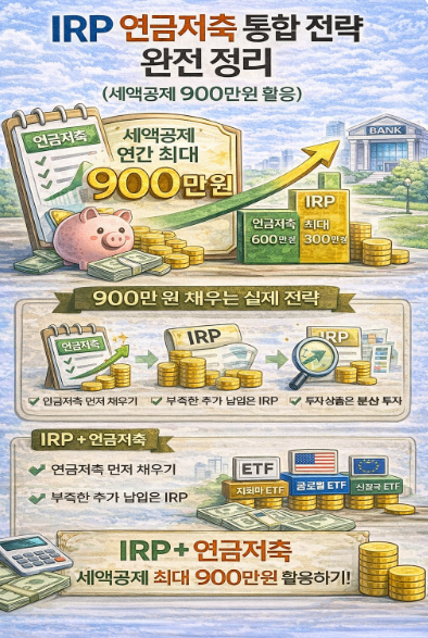 IRP 연금저축 통합 전략 완전 정리 인포그라피