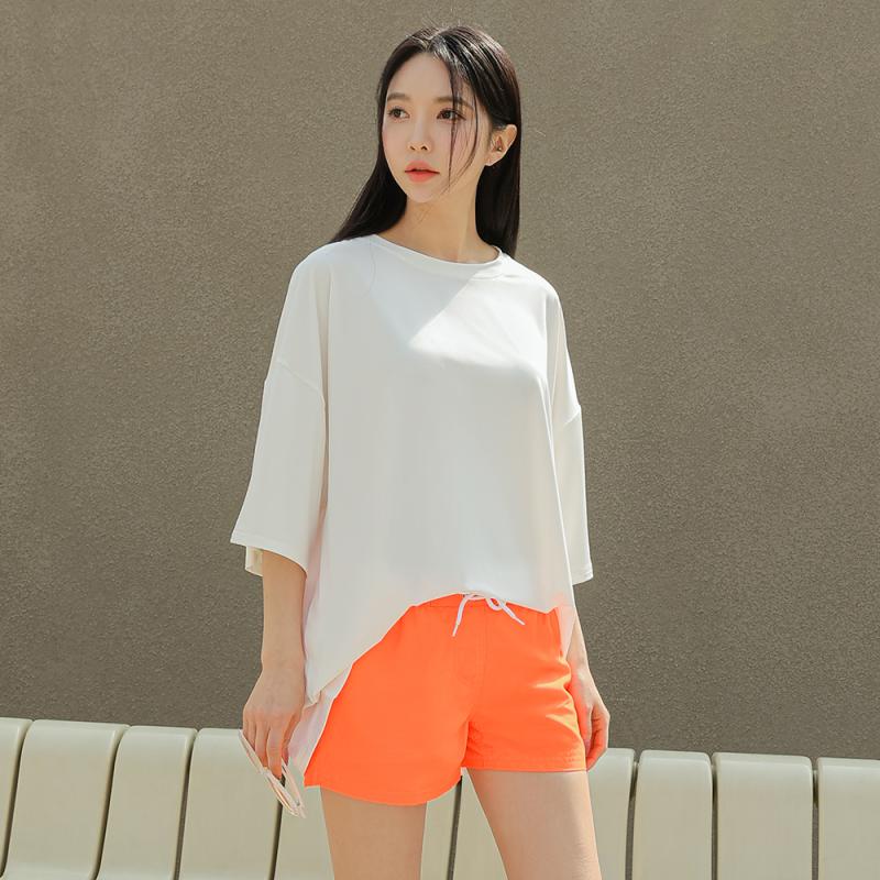 벤디스 라이나 오버핏 롱 반팔 래쉬가드 CT009