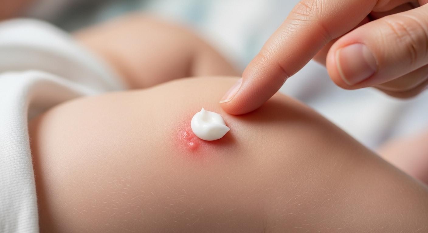 아기 피부 두드러기 연고