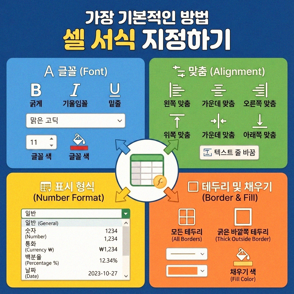엑셀에서 숫자 형식을 통화로 바꾸는 가장 쉬운 방법