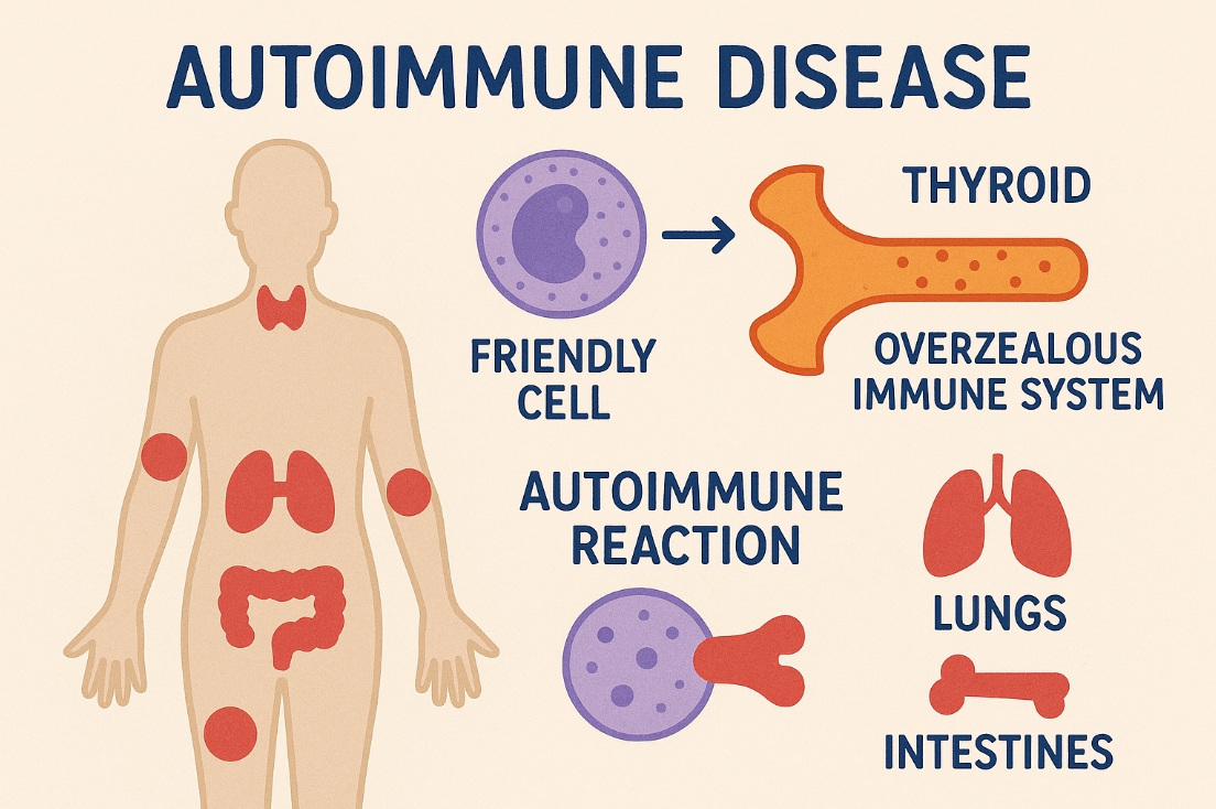 자가면역질환 관련 자료 사진