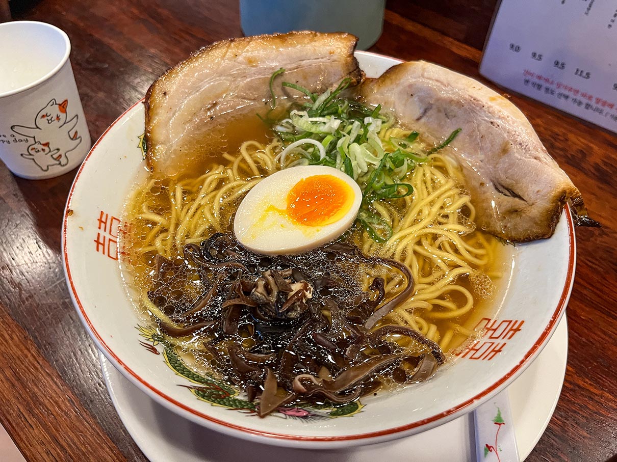 물금 류센소 아사리소유 라멘