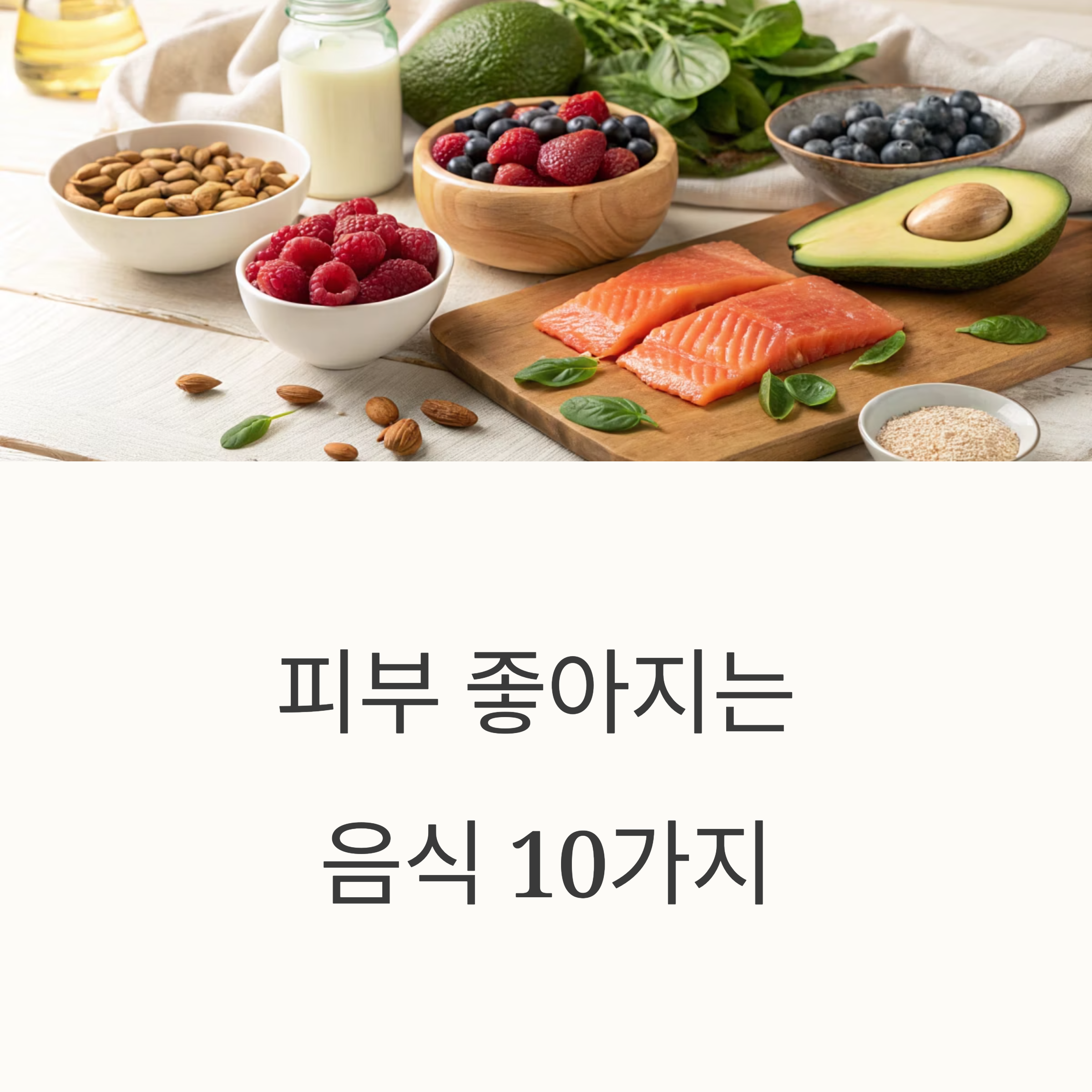 피부 좋아지는 음식