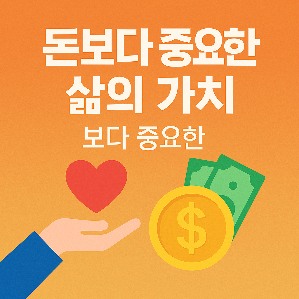 돈보다 중요한 삶의 가치 &ndash; 진짜 풍요를 향한 여정