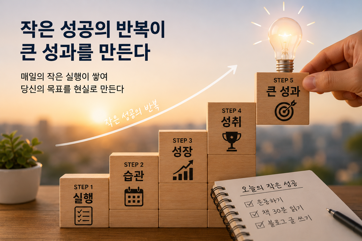 성공한 사람들의 습관으로 배우는 작은 성공의 반복