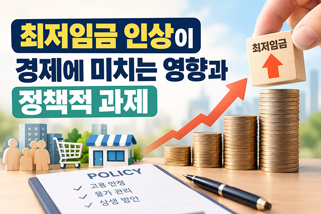 최저임금인상이 경제에 미치는 영향과 정책적과제 제목