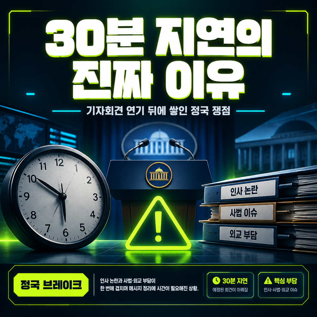 30분 지연의 진짜 이유