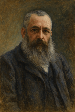 클로드 모네, 드뷔시와 모네 글의 초상