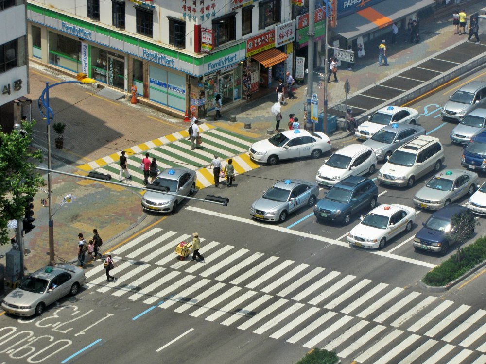 부산역 광장 풍경 2009년 6월