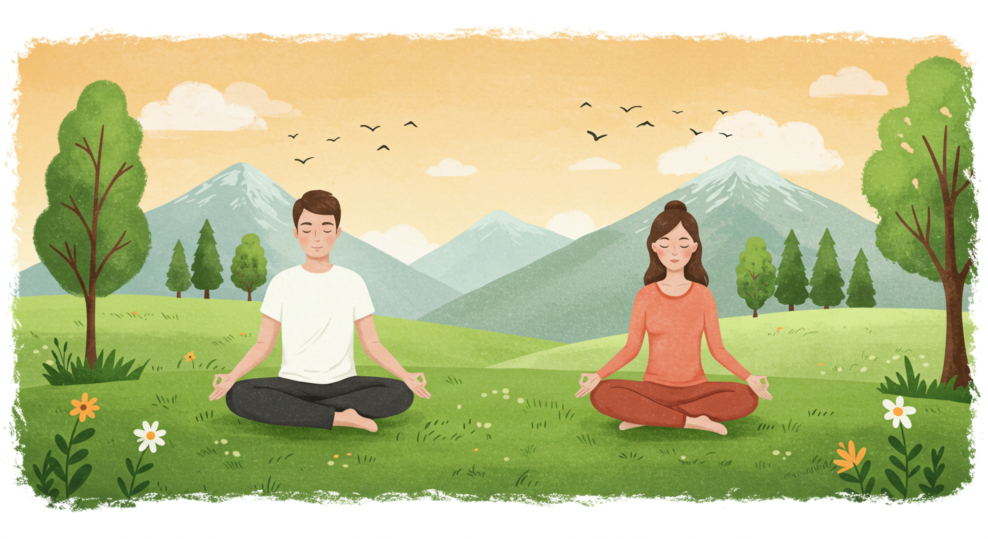 호흡 명상에 관한 사진