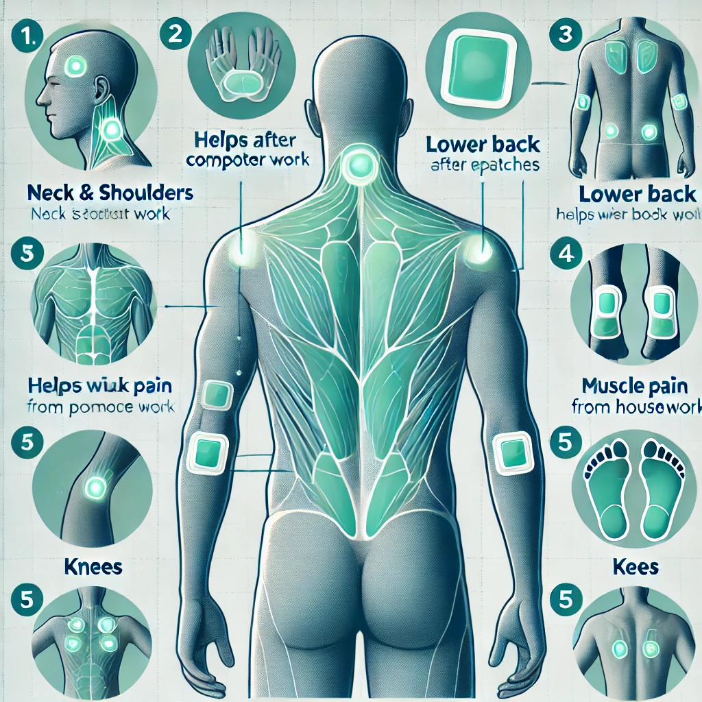 샤론파스 부위별 사용법 &amp; 주의사항 – 더 효과적으로 통증 잡기!