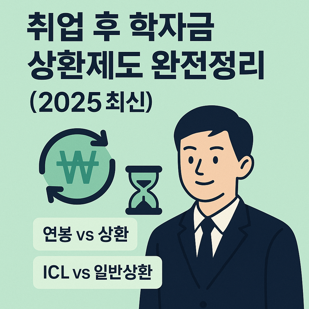 취업 후 학자금 상환제도 총정리 (ICL 제도 변경 포함)