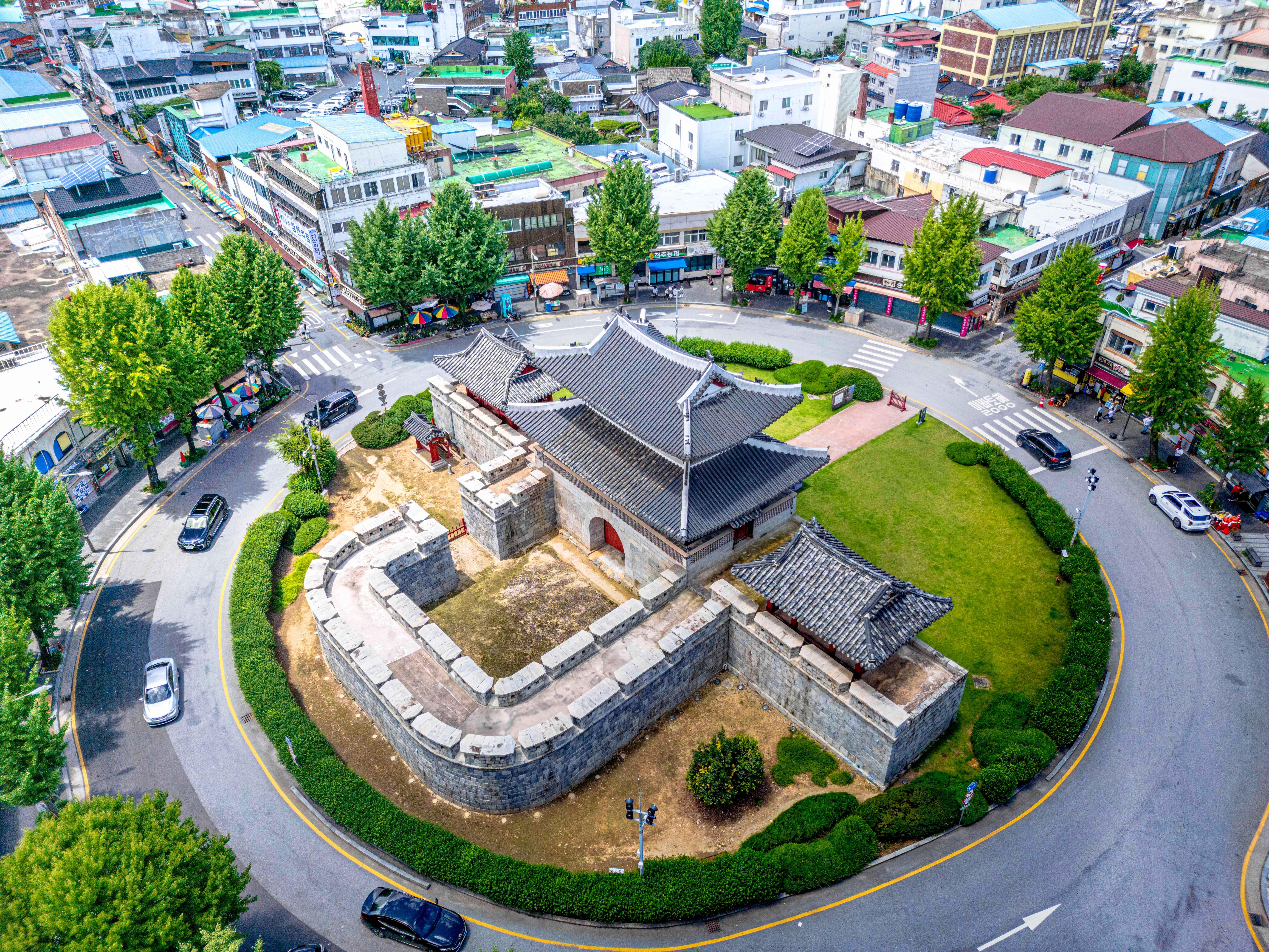 전라북도 전주 풍남문 사진.