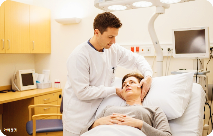 이석 치환술 장면