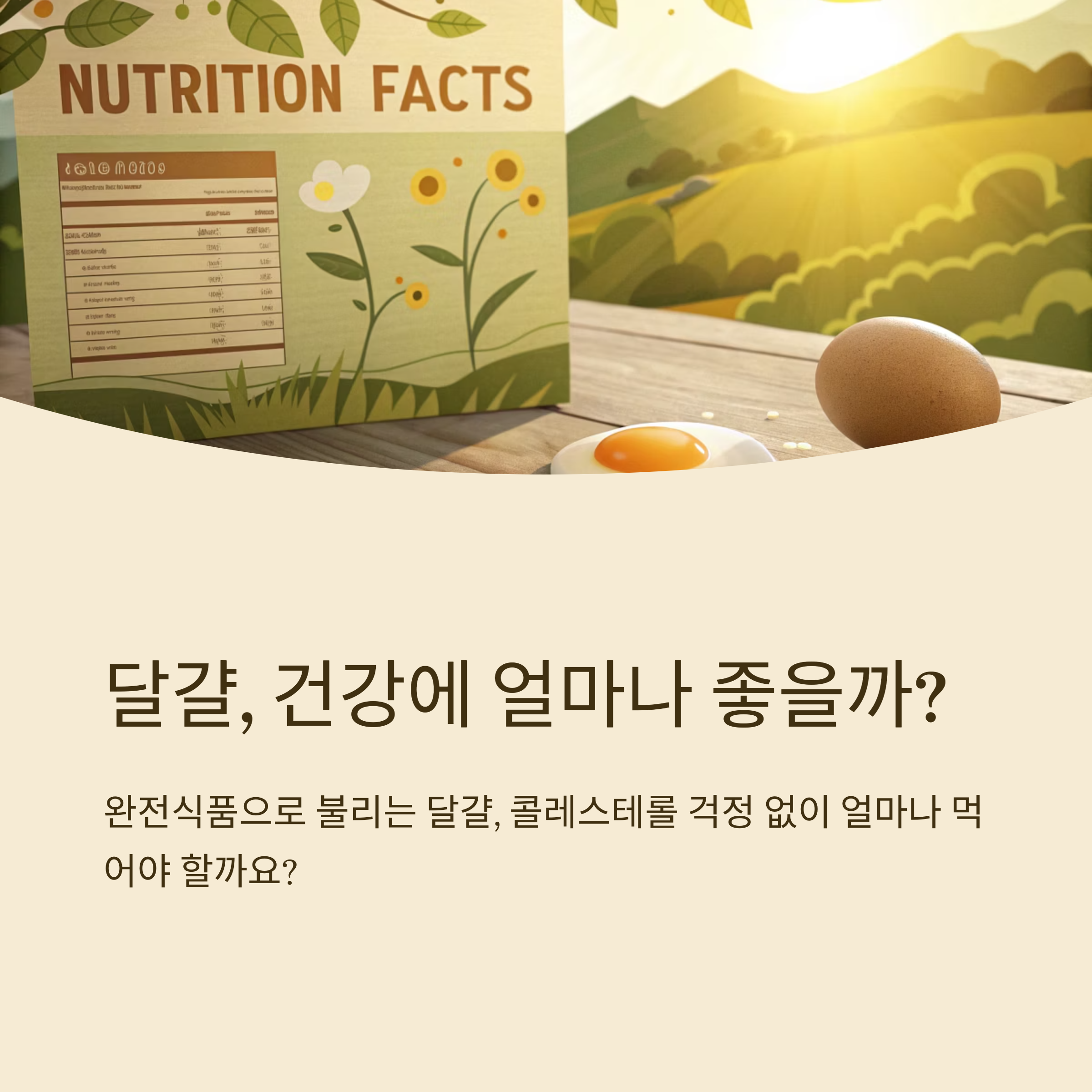 달걀, 얼마나 먹어야 건강할까