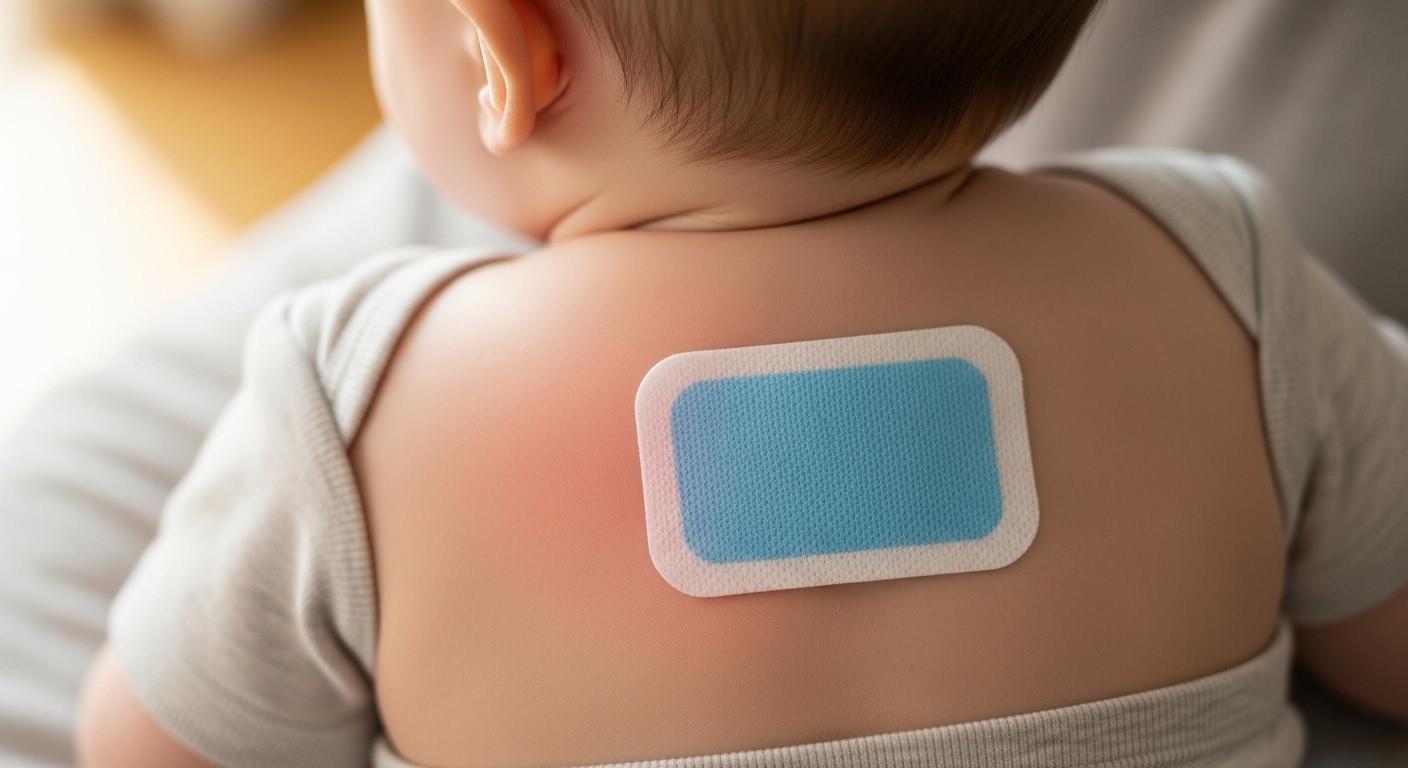 아기 열패치 위치