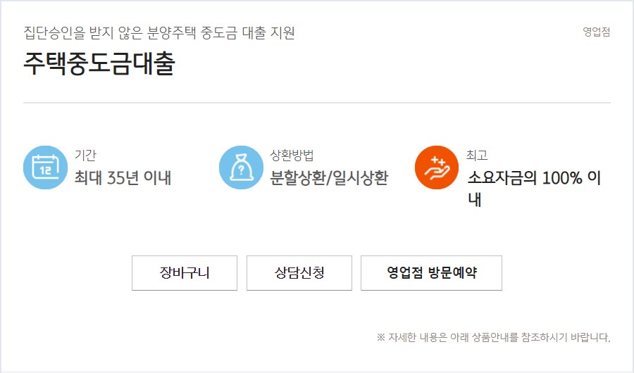 주택중도금대출