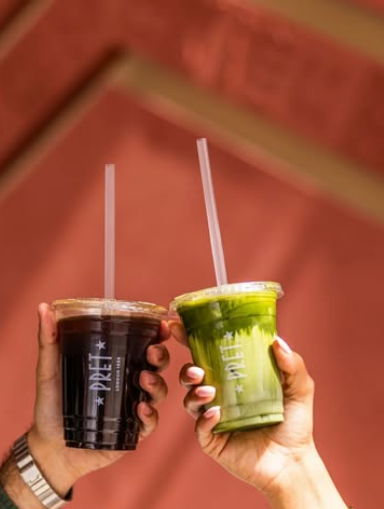 영국 쁘레따망제 아이스 커피