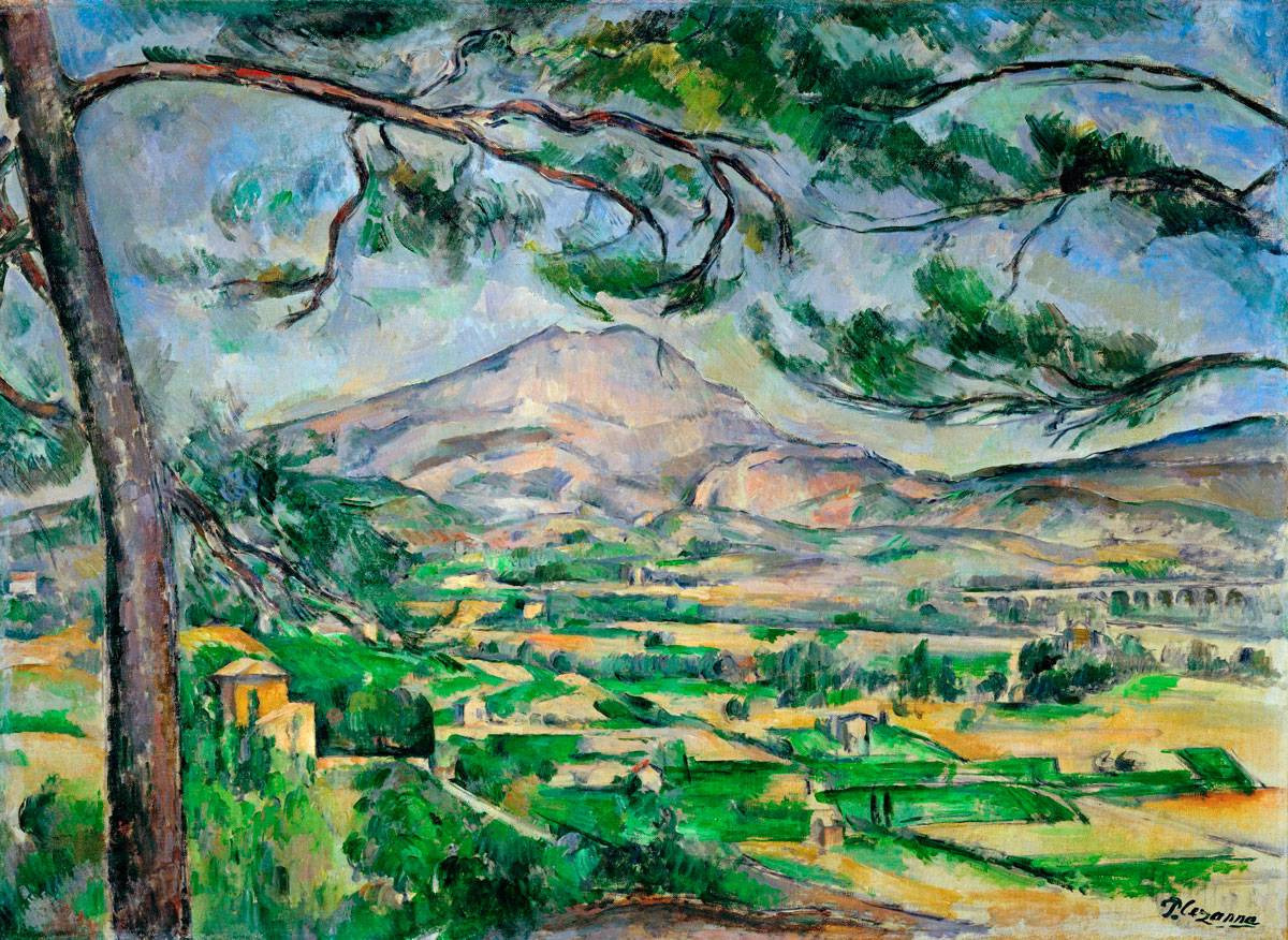폴세잔 커다란 소나무 생트 빅투아르 산