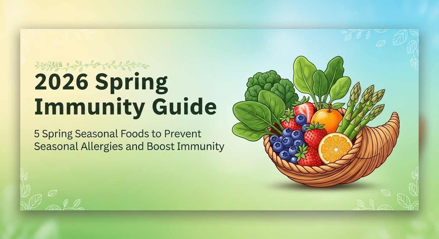 환절기 알레르기 비염 예방 및 면역력 높이는 봄 제철 음식 5가지 추천 정보
