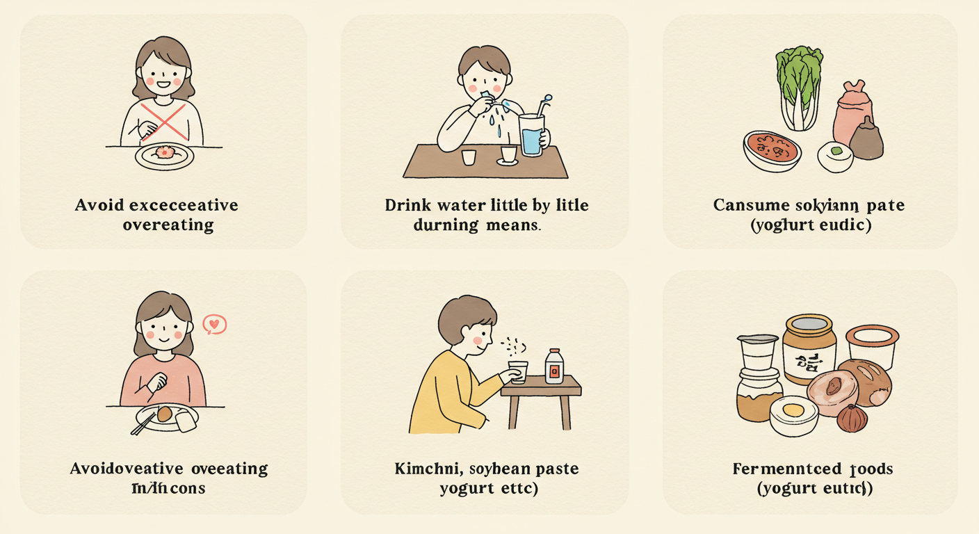 소화가 느려지고 속이 더부룩하다