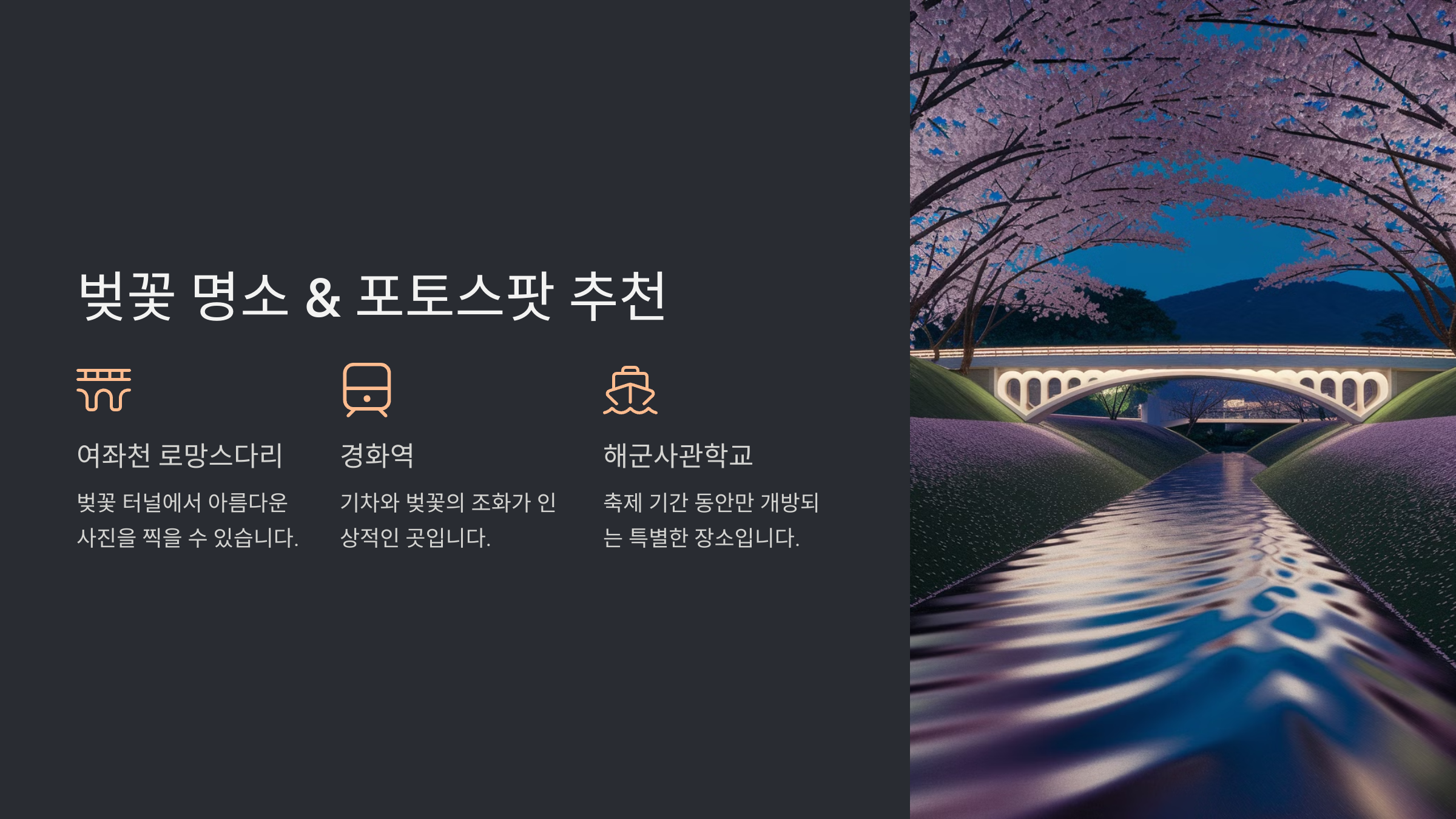 2025년 진해군항제, 벚꽃의 향연 속으로!