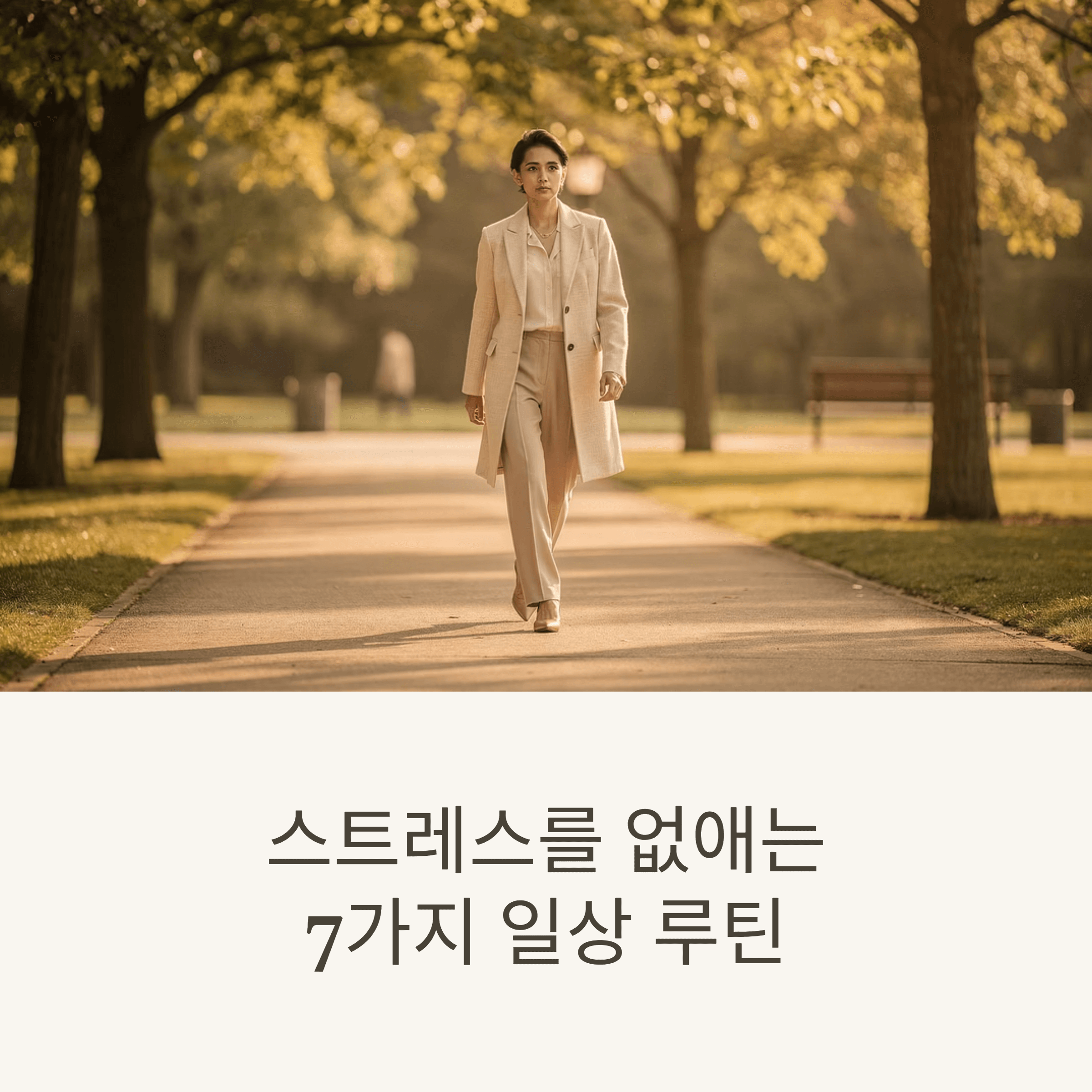 스트레스를 없애는 7가지 일상 루틴