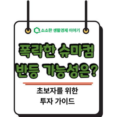 폭락한 슈마컴(SMCI), 반등 가능성은? 초보자를 위한 투자 가이드