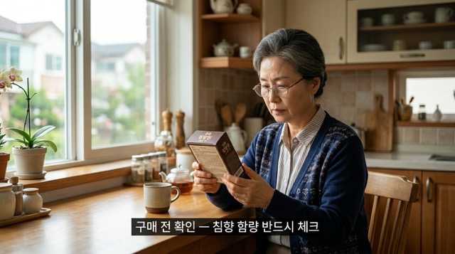 침향환 복용법 주의사항 확인