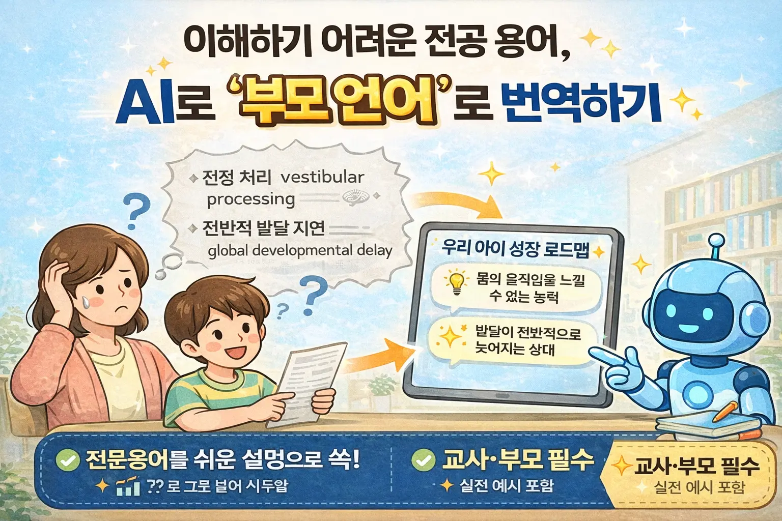 이해하기 어려운 전공 용어, AI로 '부모 언어'로 번역하기