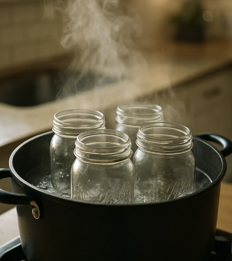 모든 보존 음식 성공의 첫 단추