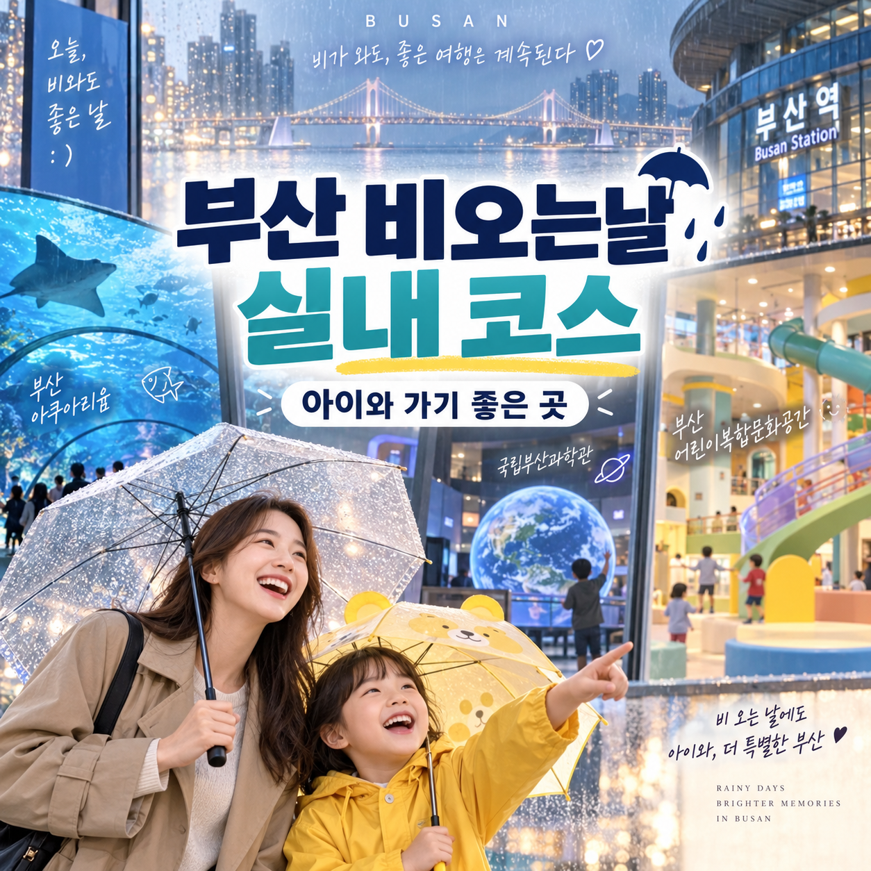 부산 비오는날 가볼만한곳