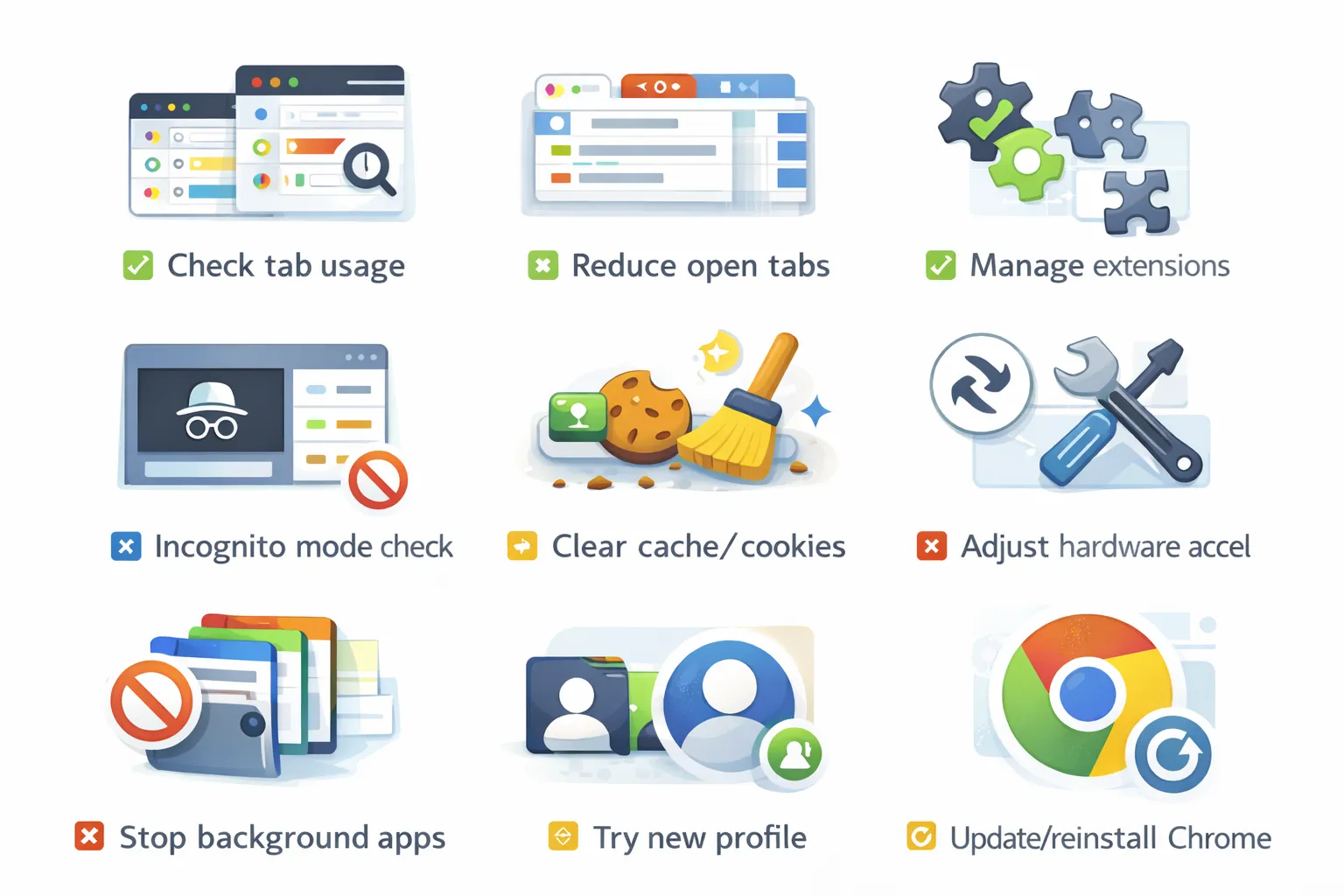 크롬 느려질 때 해결법 (작업관리자, 확장프로그램, 캐시정리)