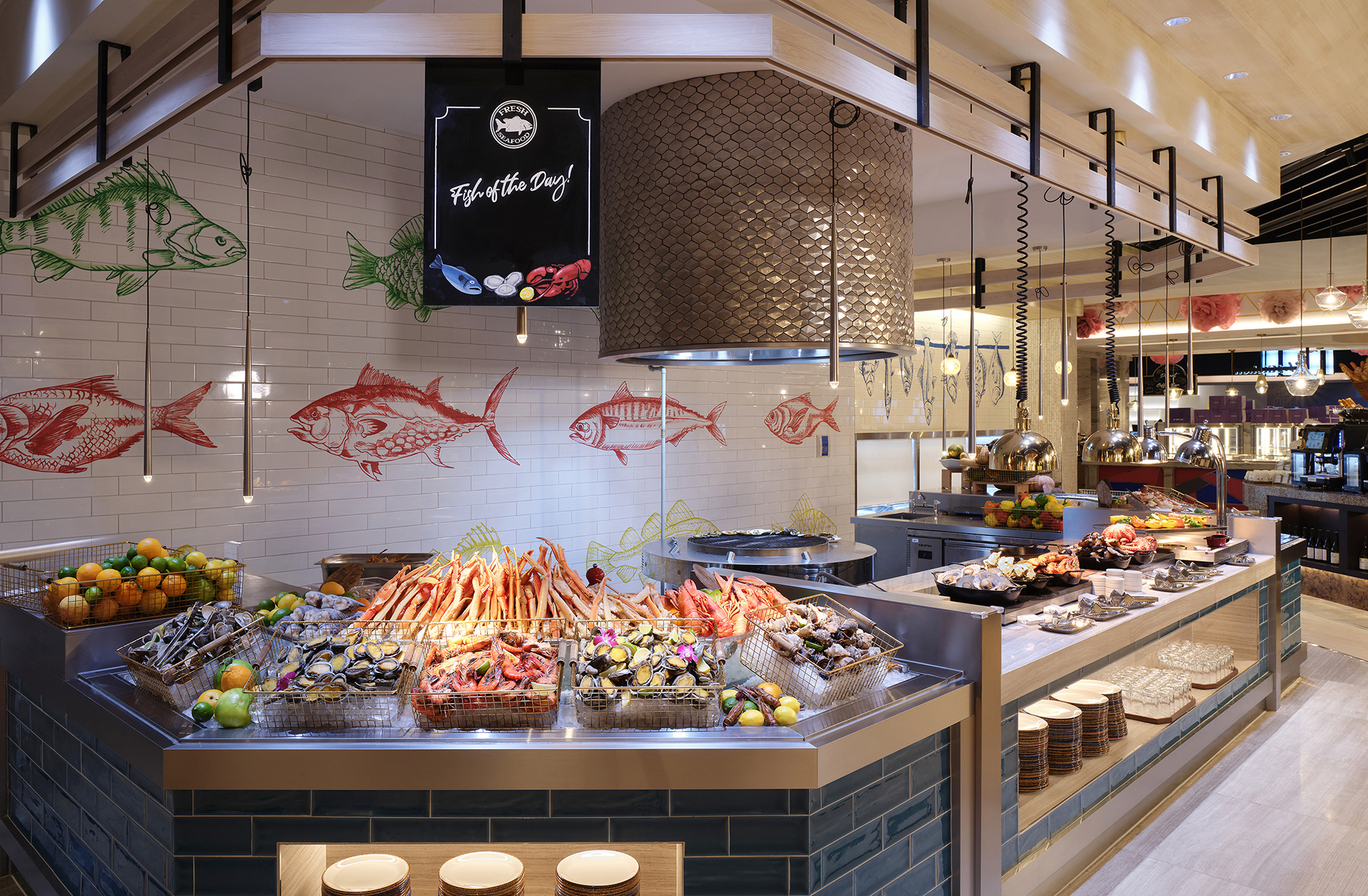 인스파이어-리조트-셰프스-키친-부페-다양한-음식