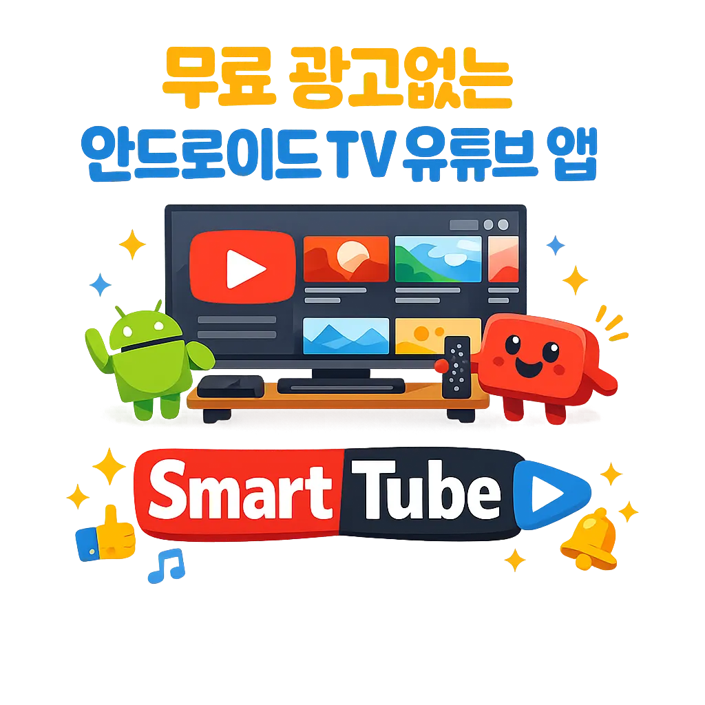 무료 광고 제거 안드로이드 TV 유튜브 앱 SmartTube 설치 사용 방법