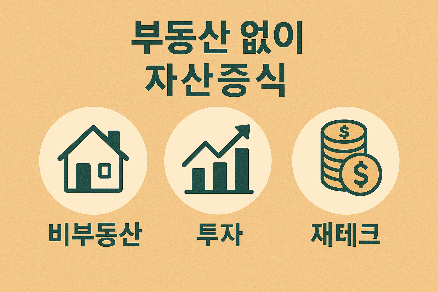 부동산 없이 자산증식하는 법 (비부동산,투자,재테크) 관련 사진