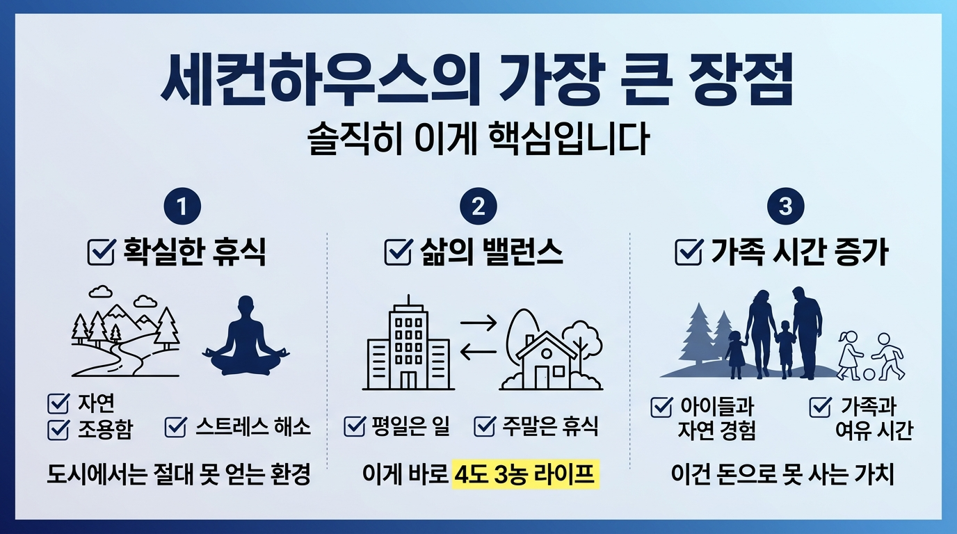세컨하우스의 장점