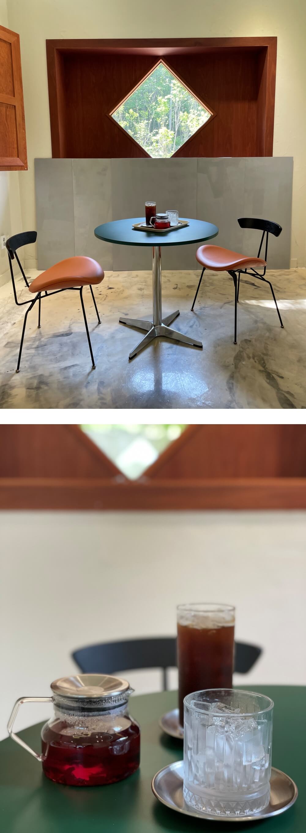 카페-무공간-커피-주문한-메뉴들