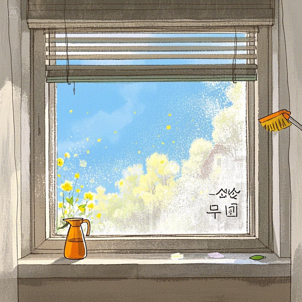 미세먼지 많은 날 창문 청소하는 법