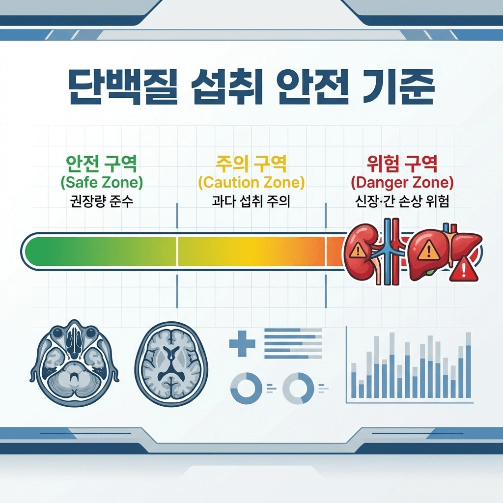 단백질 과다 섭취 경고 신호와 안전 기준