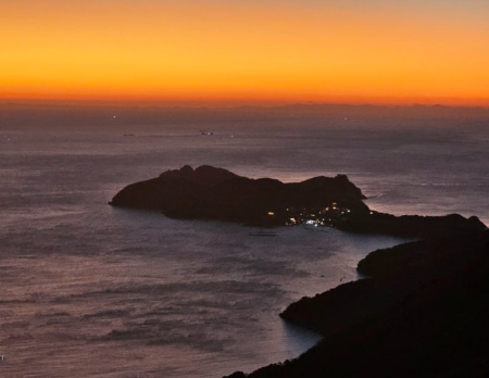 통영 미륵산 케이블카 일출