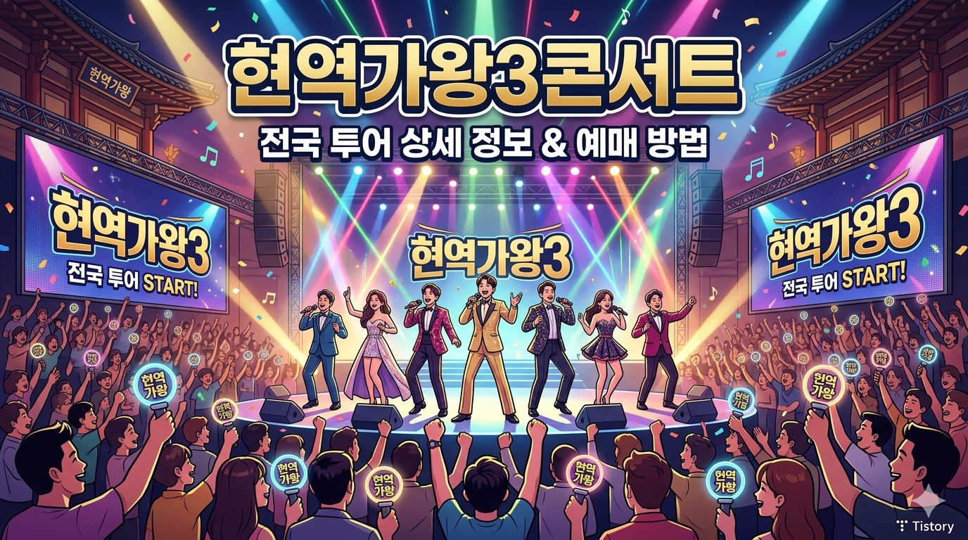 현역가왕3콘서트 예매 일정 및 전국 투어 정보 총정리