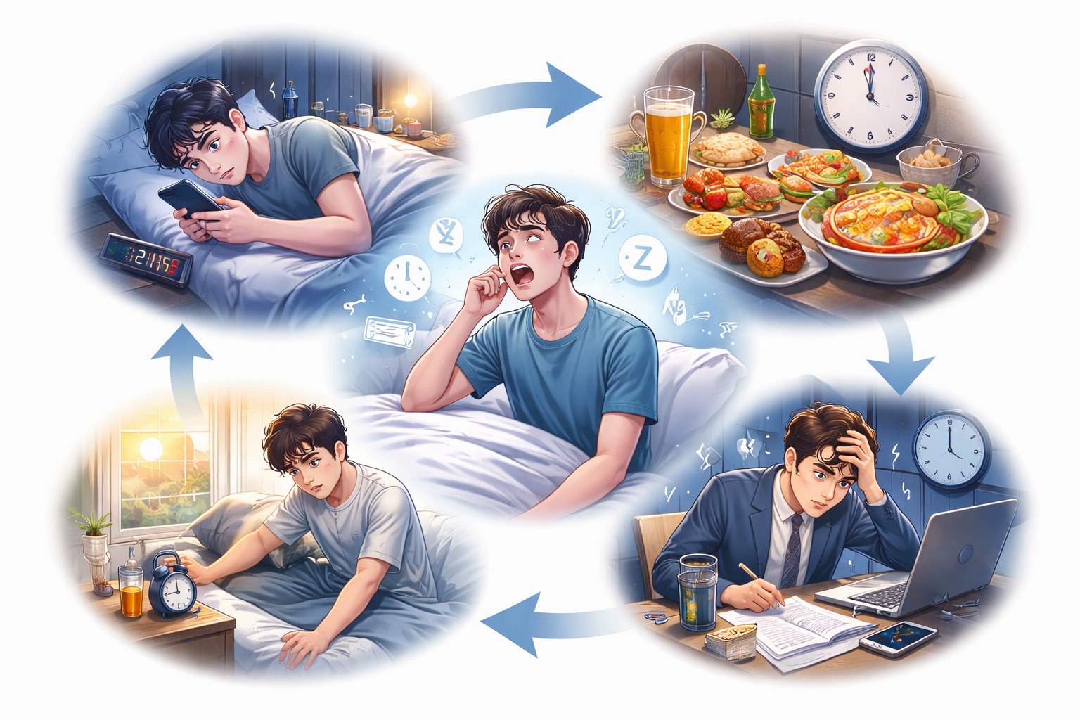 아침에 일어나기 힘든 날의 공통 원인