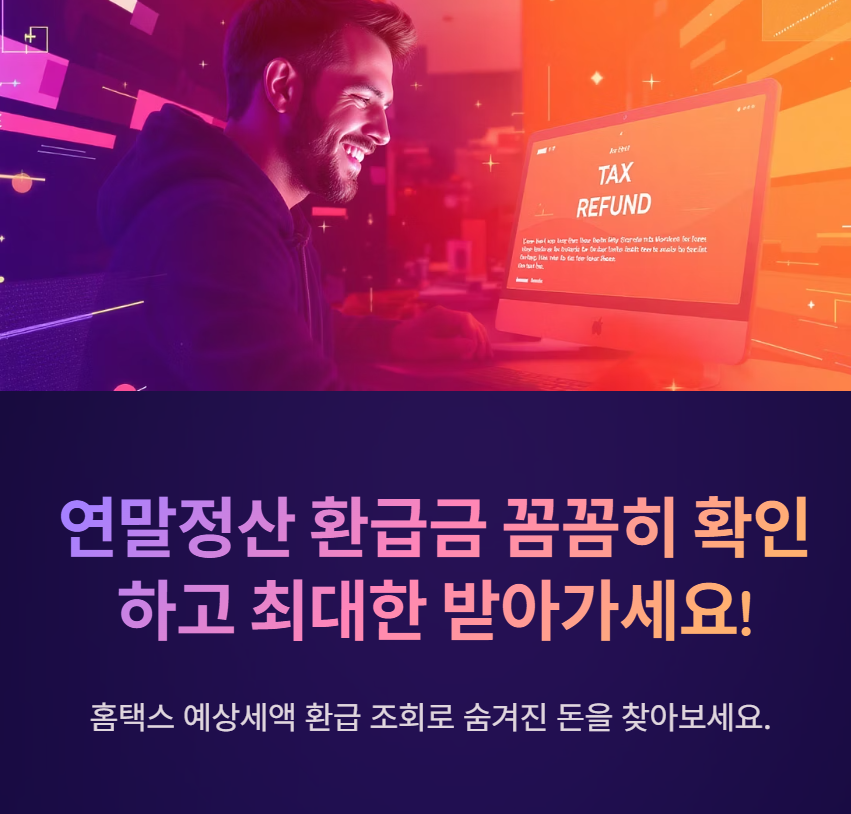 홈택스 예상세액 환급조회 완벽 가이드