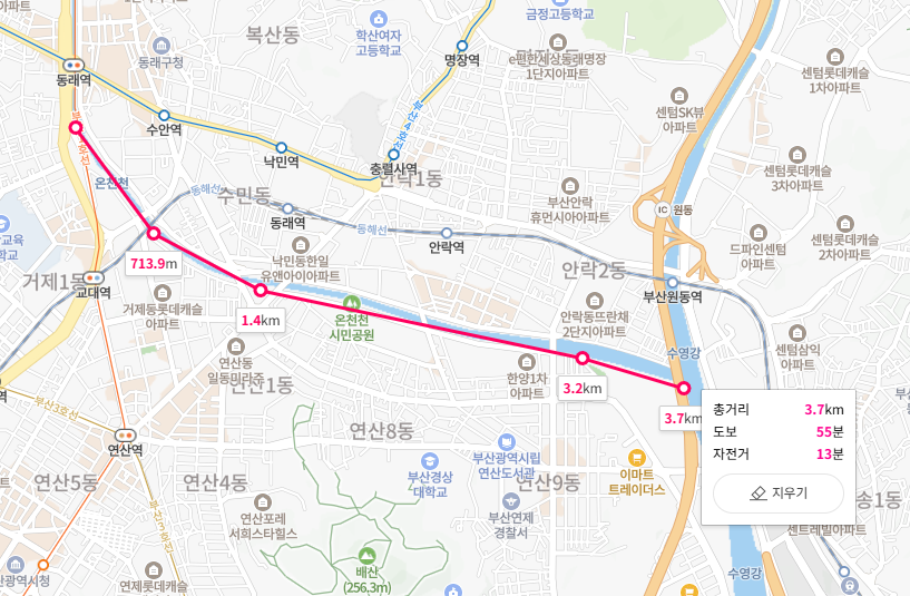 부산 5km 러닝코스
